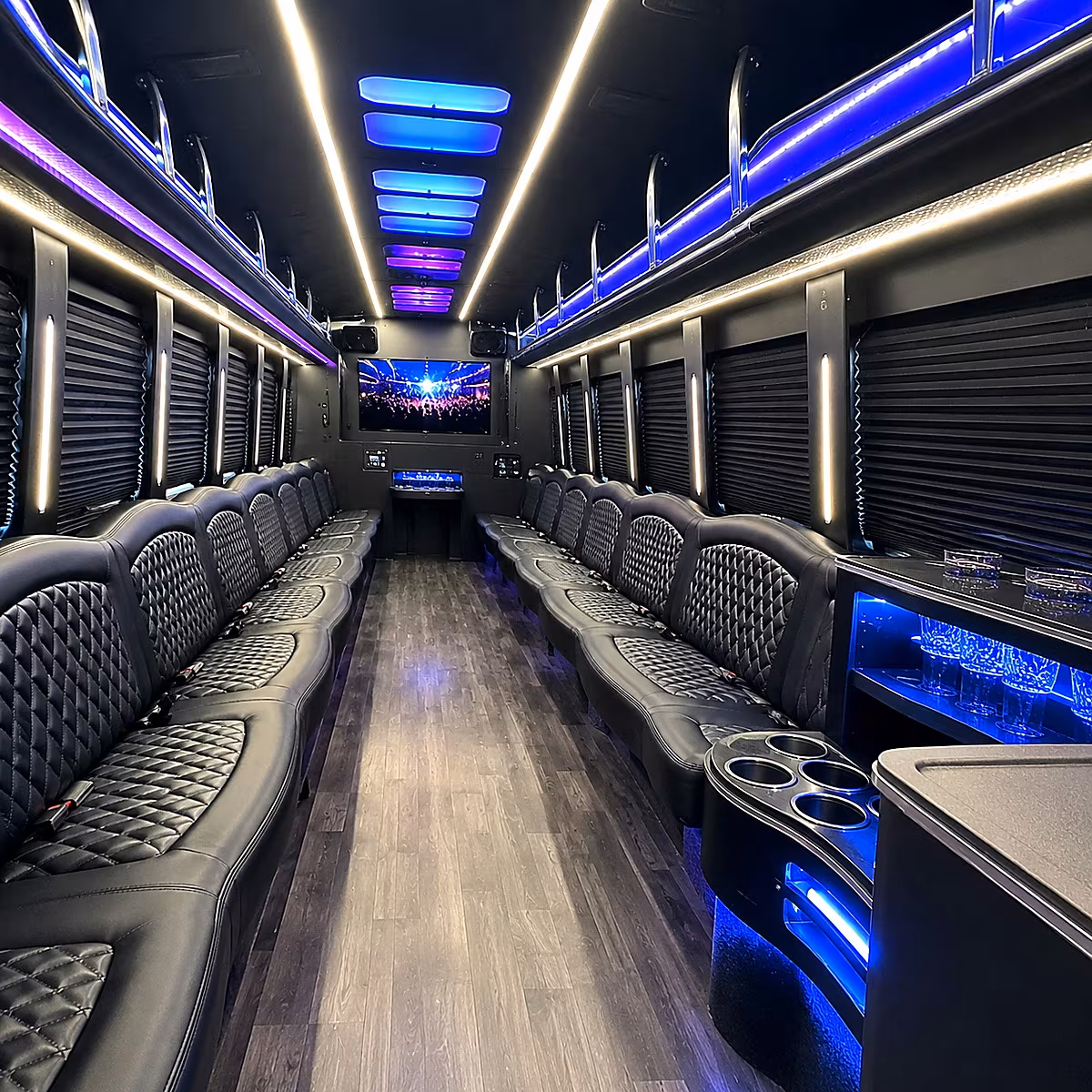 citi field flushing meadows corona park party bus rental