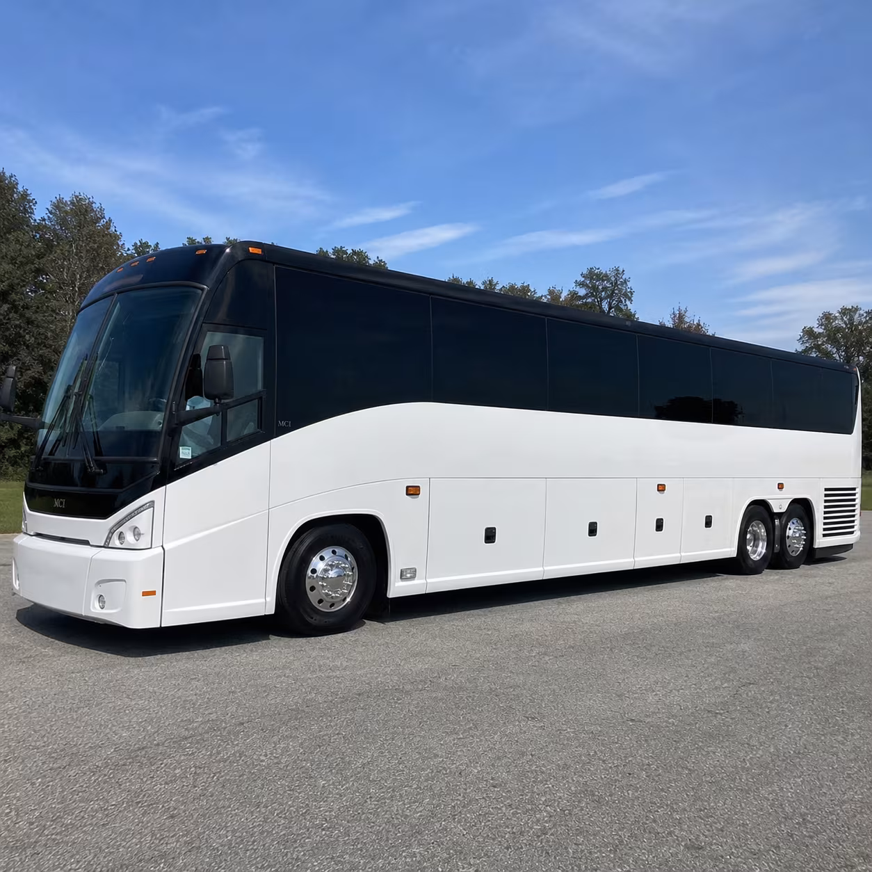 queens 56 passenger charter bus