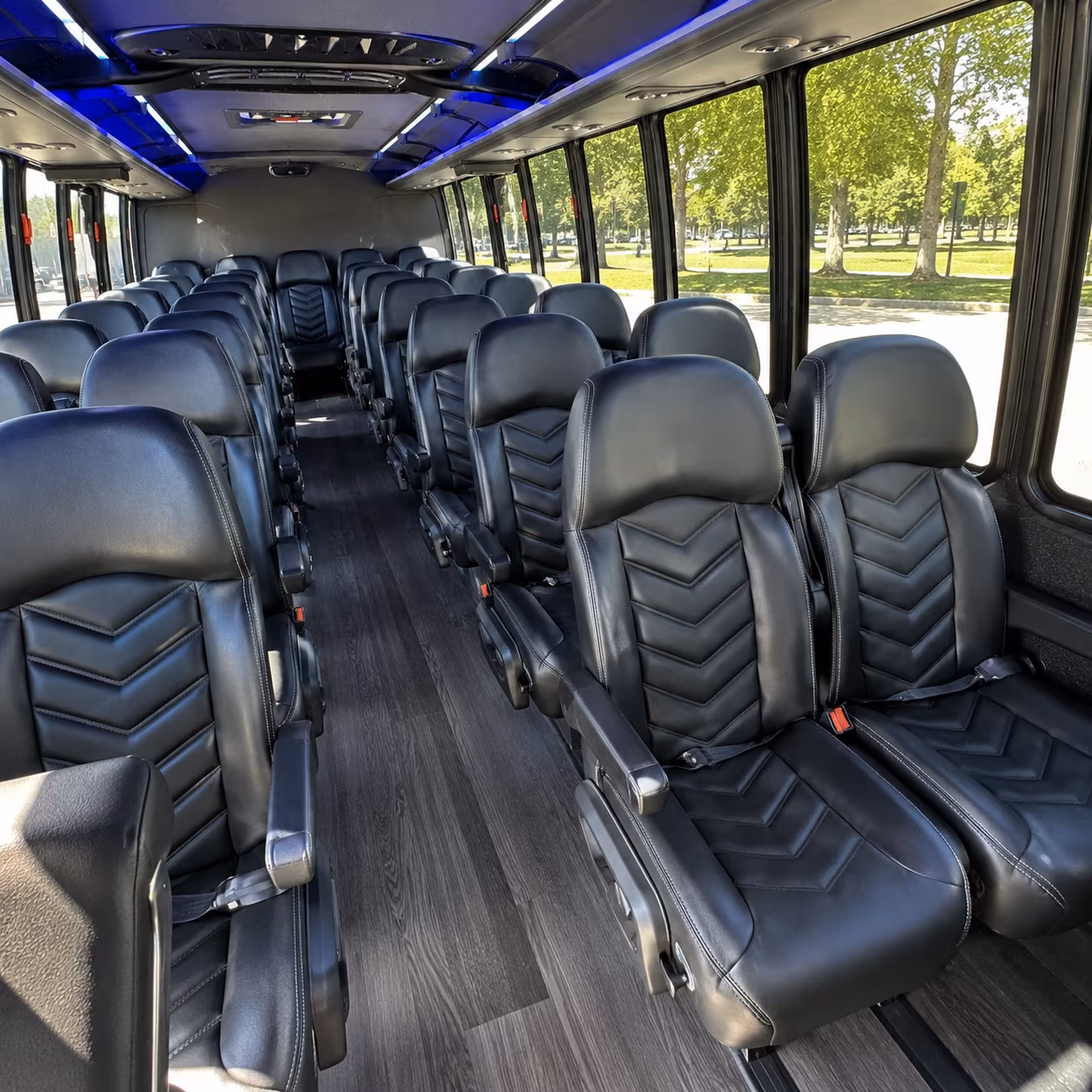 queens corporate event transportation onboard seating