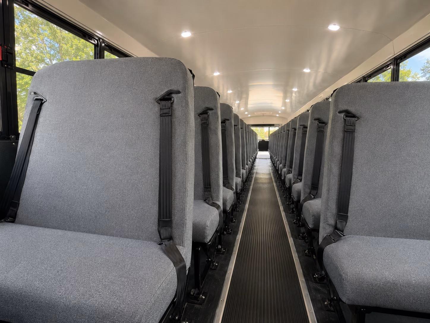 queens school bus interior