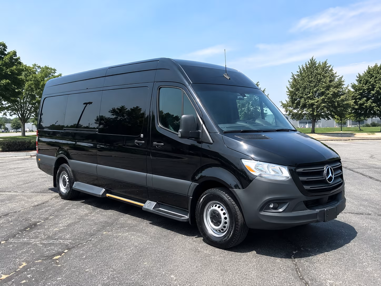 sprinter vans and minibuses for bridal party transportation in queens
